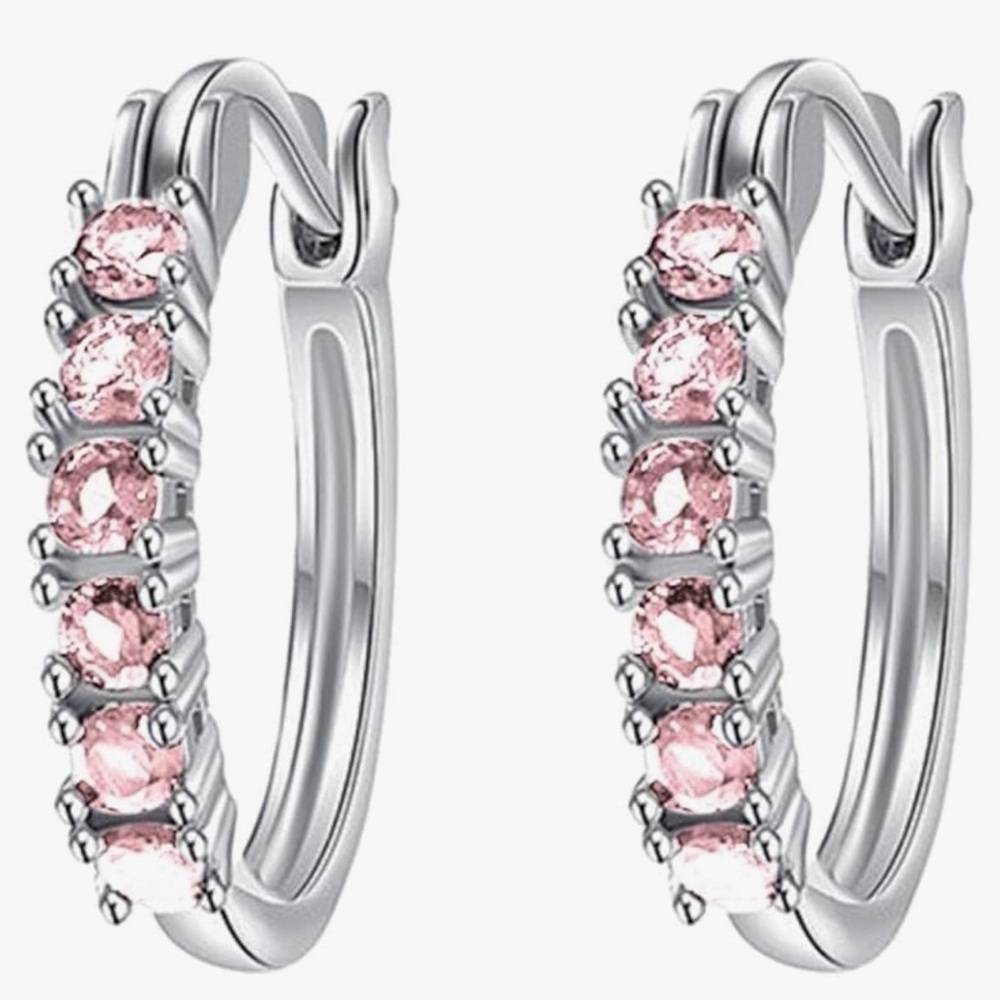 Sterling Silver cubic zirconia earrings